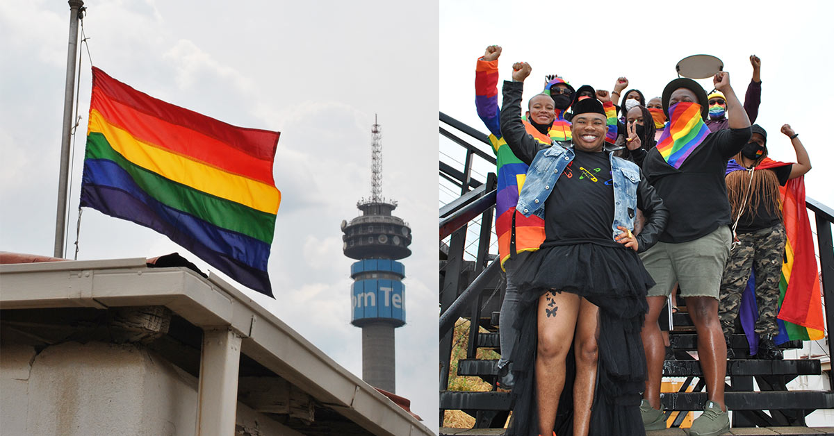 Pride Month kicks off in Johannesburg with flag raising event