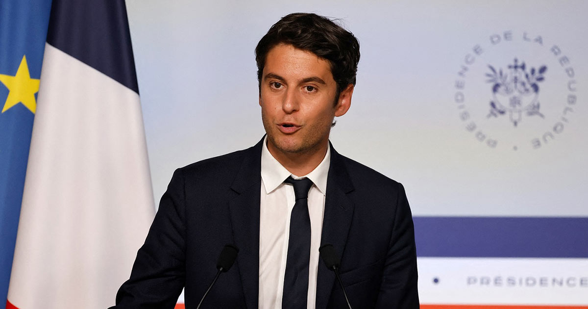 Gabriel Attal makes history as France's first gay prime minister